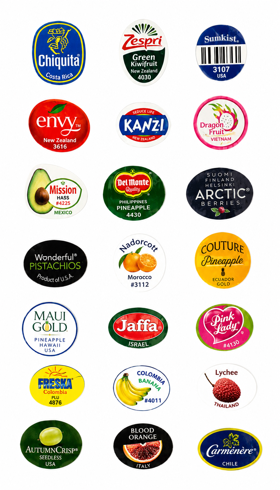 Fruit Stickers